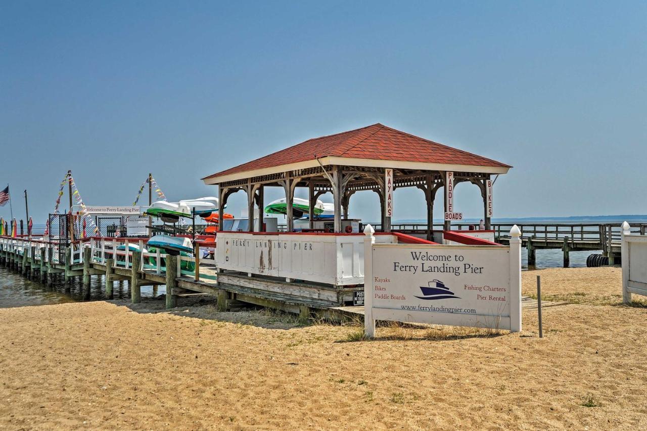 The Blue Crab Cottage - 3 Blocks From The Beach! 科洛尼尔比奇 外观 照片